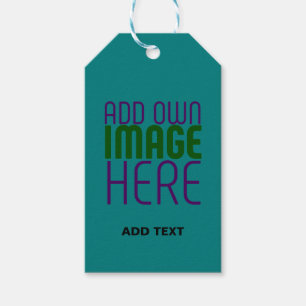ETIQUETA PARA PRESENTE MODELO DE TEXTO DE IMAGEM VERDE TEAL MODERNO EDITÁ