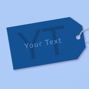 Etiqueta Para Presente Modelo de Texto Editável para Nome Monograma Etc.