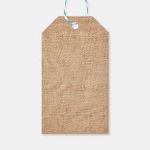 Etiqueta Para Presente Modelo - Fundo Burlap