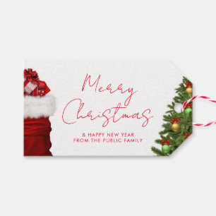 Etiqueta Para Presente Modelo Personalizado Feliz Natal Feliz Ano Novo