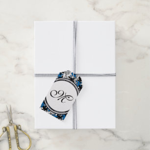 Etiqueta Para Presente Modelo - Personalize seu texto, monograma e backgr