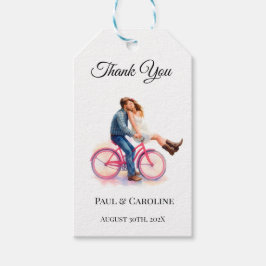 Etiqueta Para Presente Modern Casual Romantic Wedding Artistic Couple