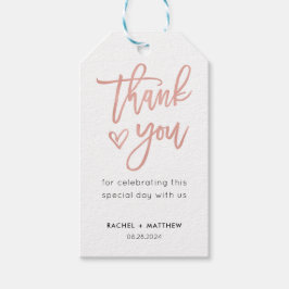 Etiqueta Para Presente Modern Fairytale Calliografia: Marcações de Favor 