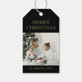 Etiqueta Para Presente Modern Minimalist Personalized Christmas Holiday