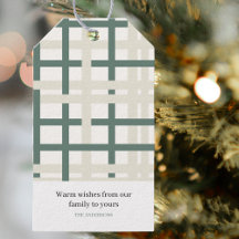 Modern Montauk Grid Green & Beige