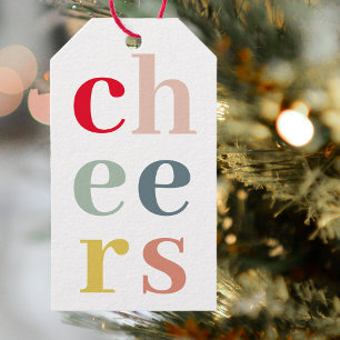 Etiqueta Para Presente Moderno e Colorida Saúde Pastéis