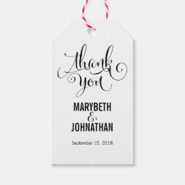 Etiqueta Para Presente Moderno Fazemos Casamento De Escrita Obrigado Etiq
