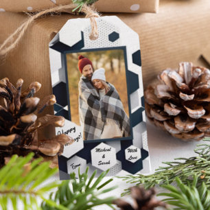 Etiqueta Para Presente Moderno Festivo Personalizado