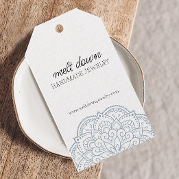 Etiqueta Para Presente Moderno Mandala Pequenas empresas de joalharia art