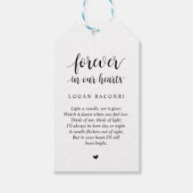 Moderno Rustic Black, Funeral Memorial Service