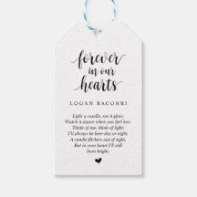 Moderno Rustic Black, Funeral Memorial Service