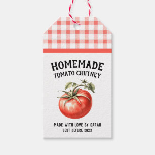 Etiqueta Para Presente Molho de Tomate Editável Preserva Caseira