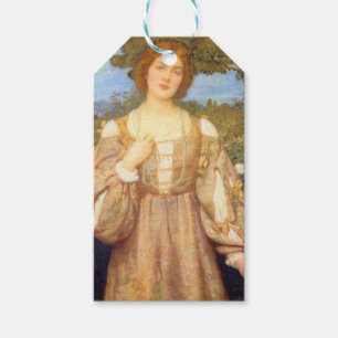 Etiqueta Para Presente Monna Giovanna (por Edward Robert Hughes)
