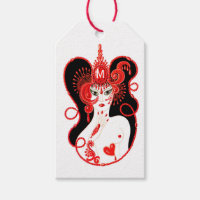 Monogramed Ruby Birthstone