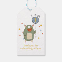 Monstro de Cuta Personalizável com Aniversário de