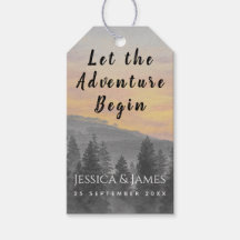 Montanha Florestal de Casamento que Comece a Avent