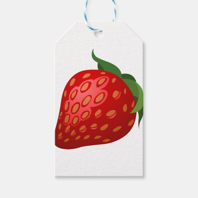Etiqueta Para Presente Morango (Frente)