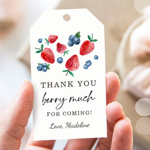 Etiqueta Para Presente Morango Amorango Berry Muita Marca Favorita Aniver