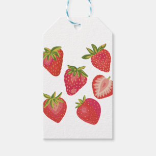 Etiqueta Para Presente Morango de Verão