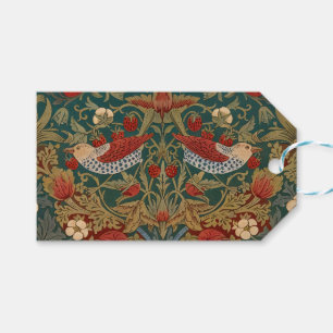 Etiqueta Para Presente Morris - Morango Ladrão Nº 2 Padrão Floral