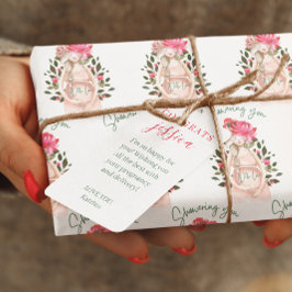 Etiqueta Para Presente Mostrando-Lhe Com Etiqueta De Presente De Amor