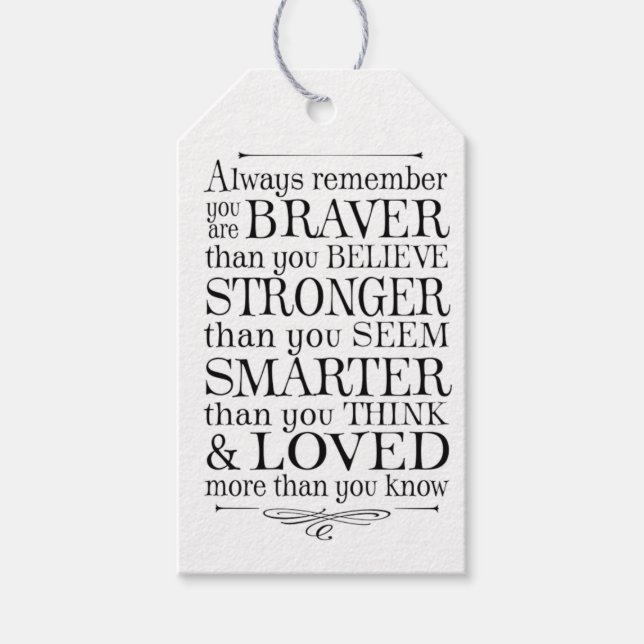 Etiqueta Para Presente Motivacional  (Frente)