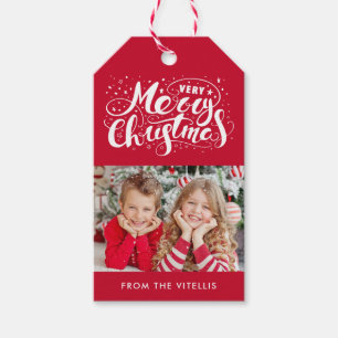Etiqueta Para Presente Muito o presente da foto do Feliz Natal etiqueta o