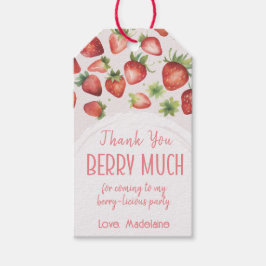 Etiqueta Para Presente Muito Obrigado Berry Muito 1º Aniversário Berry
