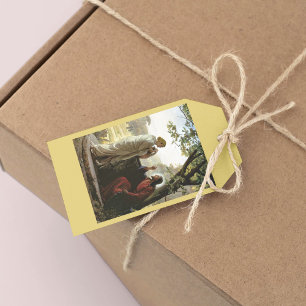 Etiqueta Para Presente Mulher no poço,