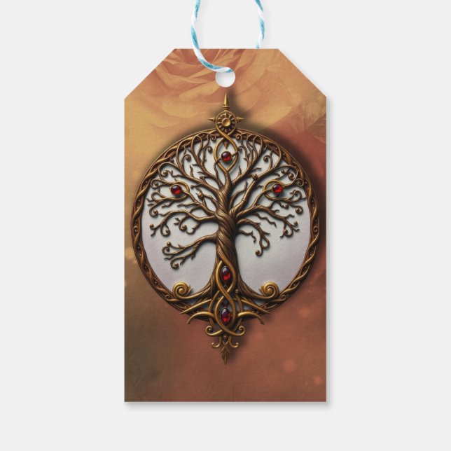 Etiqueta Para Presente Mystic Life of Tree (Verso)