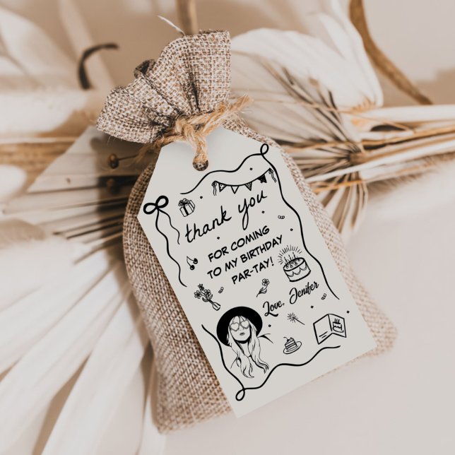 Etiqueta Para Presente Na Minha Era De Aniversário (Criador carregado)