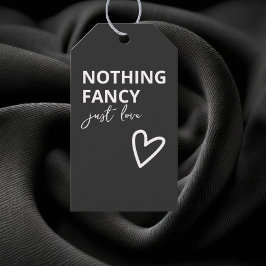 Etiqueta Para Presente Nada Rico Apenas Ama Casamento Minimalista