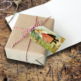 Etiqueta Para Presente Natais vintages Carl Larsson sueco