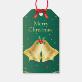 Etiqueta Para Presente Natais vintages e fitas vermelhas