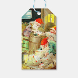 Etiqueta Para Presente Natais vintages Elves