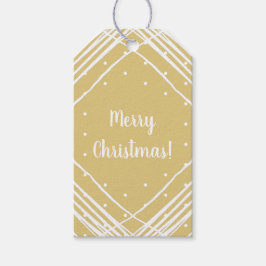 Etiqueta Para Presente Natal Beige Feliz Natal