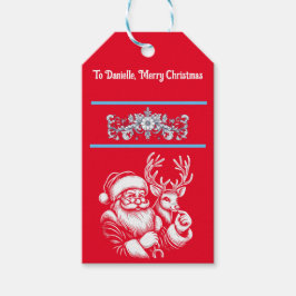 Etiqueta Para Presente Natal Belo Pai Natal