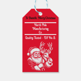 Etiqueta Para Presente Natal Belo Pai Natal