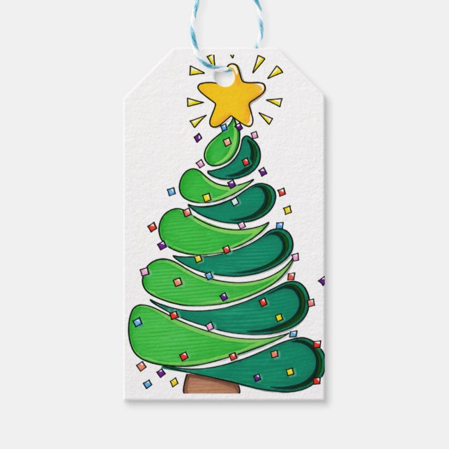 Etiqueta Para Presente Natal Caprichoso (Frente)