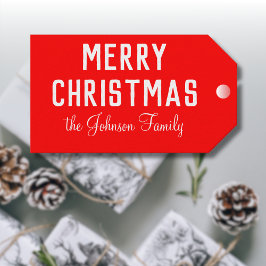 Etiqueta Para Presente Natal Clássico Moderno e Legal