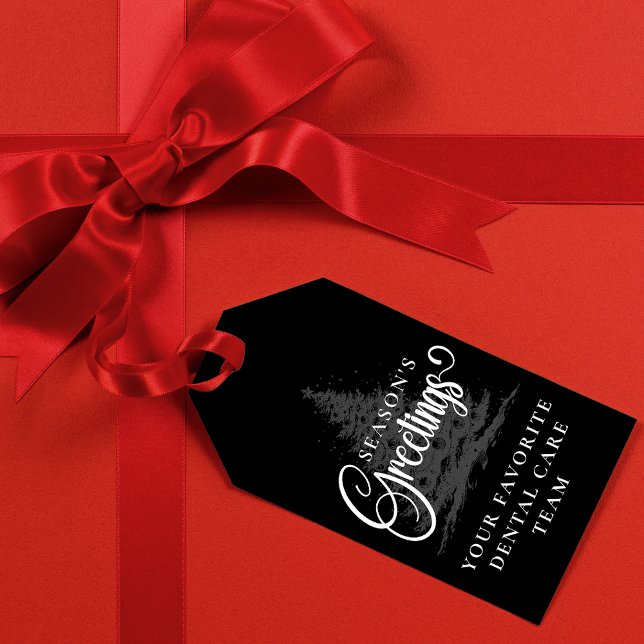 Etiqueta Para Presente Natal comercial personalizado da empresa (Criador carregado)