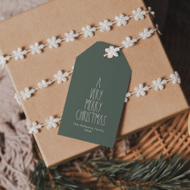 Etiqueta Para Presente Natal da Bolinhas Green Boho