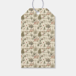 Etiqueta Para Presente Natal da Cottage francesa