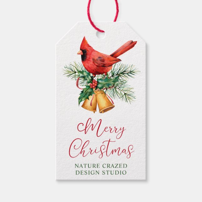 Etiqueta Para Presente Natal da Empresa Cardinal (Frente)