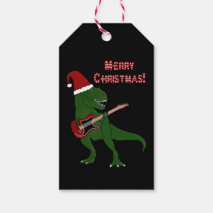 Etiqueta Para Presente Natal da guitarra de T-Rex