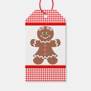 Etiqueta Para Presente Natal da menina do pão-de-espécie