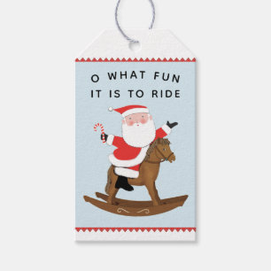 Etiqueta Para Presente Natal de Amante de Cavalo