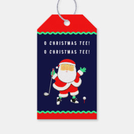 Etiqueta Para Presente Natal de Golfe