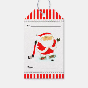 Etiqueta Para Presente Natal de hóquei