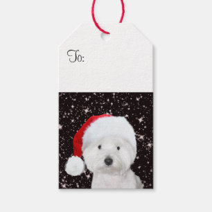 Etiqueta Para Presente Natal de Westie